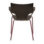 Lawn chairs - ERBI MOKA CHAIR, painted steel frame for indoor and outdoor use - STILFIBRA