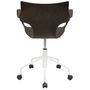 Office seating - ERBI MOKA CHAIR, swivel frame on castors - STILFIBRA