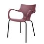 Lawn chairs - ERBI WINI CHAIR, painted steel frame for indoor and outdoor use - STILFIBRA