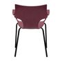 Lawn chairs - ERBI WINI CHAIR, painted steel frame for indoor and outdoor use - STILFIBRA