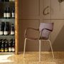 Lawn chairs - ERBI WINI CHAIR, painted steel frame for indoor and outdoor use - STILFIBRA