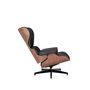 Fauteuils - Fauteuil Lounge Magnum - Noyer et Cuir Italien - VIBORR