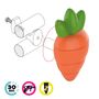 Gifts - Carrot ceramic hanger for towel rail radiators - LETSHELTER SRL