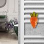 Gifts - Carrot ceramic hanger for towel rail radiators - LETSHELTER SRL