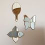 Miroirs - MIROIR MURAL EN LAITON - MAHE HOMEWARE