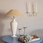 Decorative objects - DOUBLE ARM BRASS CANDLEHOLDER - MAHE HOMEWARE