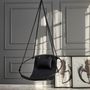 Transats - Fauteuil Suspendu en Similicuir — Noir - MERN LIVING