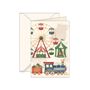 Card shop - Greeting Card "Giostre - Ruota Panoramica" with envelope - TASSOTTI - ITALY