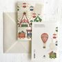 Card shop - Greeting Card "Giostre - Ruota Panoramica" with envelope - TASSOTTI - ITALY