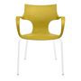 Lawn chairs - ERBI CHAMI CHAIR, painted steel frame for indoor and outdoor use - STILFIBRA