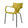 Lawn chairs - ERBI CHAMI CHAIR, painted steel frame for indoor and outdoor use - STILFIBRA