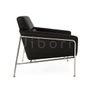 Armchairs - Vibsen Lounge Chair - Black Italian Leather - VIBORR