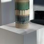 Ceramic - SCULPTURAL TOTEM LAMP - CLAIRE POUJOULA