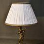 Decorative objects - Ivory and gold smocked empire pleated lampshade - BELLE EPOQUE