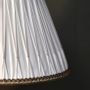 Decorative objects - Ivory and gold smocked empire pleated lampshade - BELLE EPOQUE