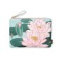 Bags and totes - Medium Flat Pouch with Flowering Water Lily - BIEN MOVES