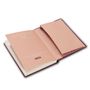 Stationery - Fashion Basic Cotton/Satin Notebook in Burgundy - BIEN MOVES