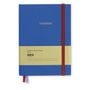 Stationery - Fashion Basic Cotton/Satin Notebook in Lavender Blue - BIEN MOVES