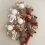 Soft toy - Robin the Reindeer Rattle I caramel - PATTI OSLO