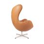 Fauteuils - Fauteuil Lounge Vibeg - Cuir Italien Tan - VIBORR