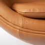 Armchairs - Vibeg Lounge Chair - Tan Italian Leather - VIBORR