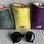 Lunettes - Etui Lunettes Made in France - upcycling - Violet ou jaune - ATELIER DUNE