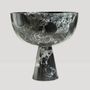 Vases - Black Green Levanto Marble  Pedestal Bowl - KIWANO CONCEPT