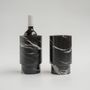 Vases - BLACK MARBLE VASE - WINE COOLER - KIWANO CONCEPT