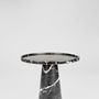 Other tables - BLACK MARBLE CONE SIDE TABLE - KIWANO CONCEPT