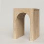 Autres tables  - 'BALANCE' TRAVERTINE SIDE TABLE - KIWANO CONCEPT