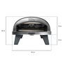 Barbecues - Piana Gaz - Gas pizza oven - Slate - ZIIPA