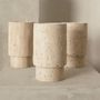 Vases - TRAVERTINE VASE - WINE COOLER - KIWANO CONCEPT