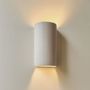 Wall lamps - Beige spotted brown ceramic wall light - ORA