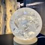 Design objects - The small rock crystal lamp: Lighting & design objects - LAVENTURINE GALLERY