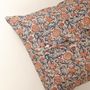 Fabric cushions - Hand Block Print Cotton Cushion Cover Sunset Horizon - NINÉH