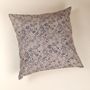 Comforters and pillows - Hand Block Print Cotton Cushion Cover Azure Blue - NINÉH