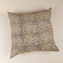 Comforters and pillows - Hand Block Print Cotton Cushion Cover Golden Earth - NINÉH