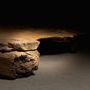 Coffee tables - Coffee Table in Antique Oak and Stones, 2023 Collection BRIDGES - GALERIE SANA MOREAU