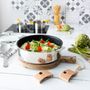 Platter and bowls - Casteline collection - fixed and removable handle - CRISTEL