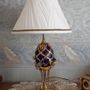 Decorative objects - Cross pleated lampshade in white silk pongee - BELLE EPOQUE