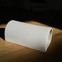 Wall lamps - Textured matte white ceramic wall light - ORA