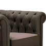 Chairs for hospitalities & contracts - Chesterfield Armchair - Brown - MITO HOME