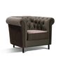 Chairs for hospitalities & contracts - Chesterfield Armchair - Brown - MITO HOME