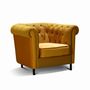 Chairs for hospitalities & contracts - Chesterfield Armchair - Yellow - MITO HOME