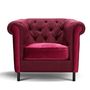 Chairs for hospitalities & contracts - Chesterfield Armchair - Bordeaux - MITO HOME