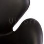 Armchairs - Siborr Lounge Chair - Black Italian Leather - VIBORR