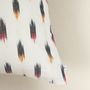 Fabric cushions - Vibrant Fusion Handwoven Ikat Cotton Cushion Cover - NINÉH