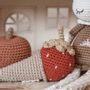 Soft toy - Strawberry Ice Cream Rattle - PATTI OSLO