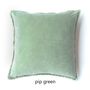 Fabric cushions - Pip green, purple & pink - ML FABRICS