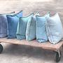 Coussins textile - Couleurs bleu vif - ML FABRICS